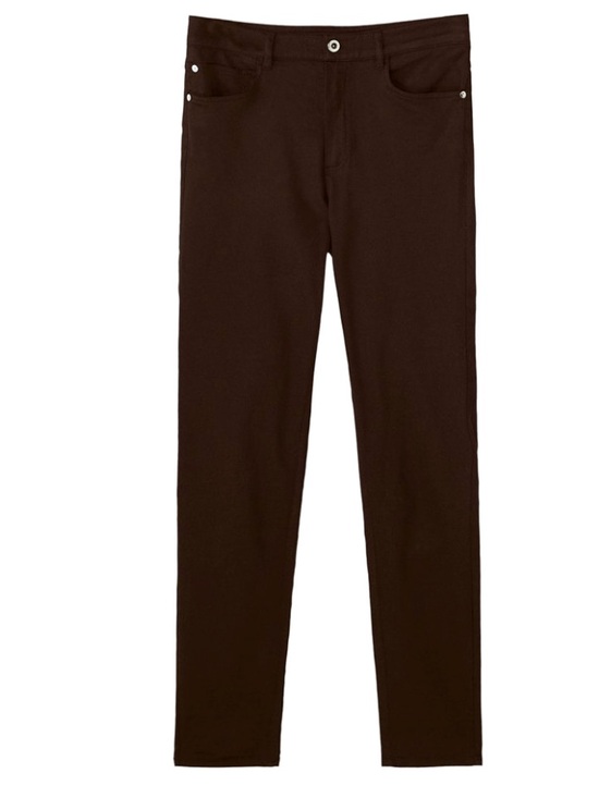 Massimo Dutti Pants - Massimo Dutti Brown Straight-Leg Pants